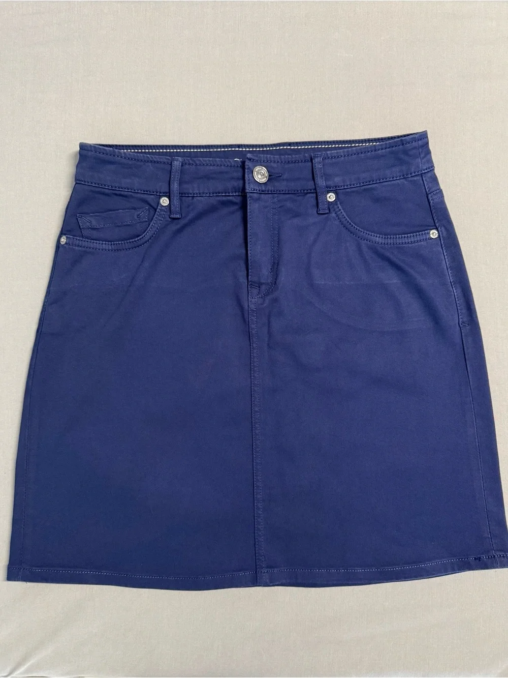 Tommy Bahama Boracay Beach Women’s Navy Blue Stretch Mini Skirt